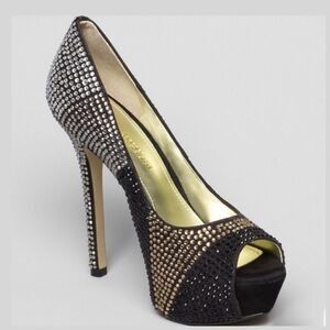Enzo Angiolini Studded Jeweled Sparkly Pumps 8.5